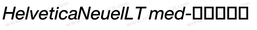 HelveticaNeuelLT med字体转换